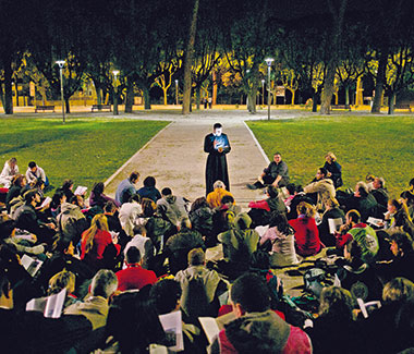 Il giro delle sette chiese. Foto di Stefano Dal Pozzolo