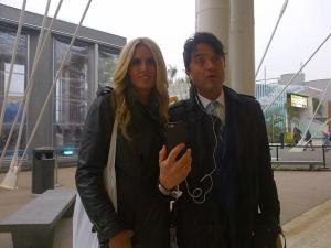 Giulio Base su Periscope con la moglie Tiziana Rocca